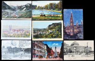 Ausztria 315 db képeslap az 1900-1930-as évekből, érdekes változatos anyag