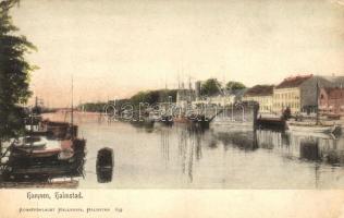 Halmstad, Hamnen / port, ships (EK)