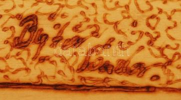 Bujtor Sándor: Sümegi vár 1973, karcolt fa, falemezen, 37,5×29 cm