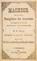 2 db imádságos könyv-Mákzór imádságos könyv az év minden ünnepnapjára. Magyarra fordította Schön Józ...