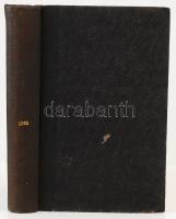 1882 Budapesti Szemle, XXXII. kötet, benne érdekes írásokkal, belső címlapja hiányzik, kiadói egészvászon kötésben, 480p