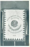 1931 Magyar Nemzeti Szövetség Női Osztálya, Nők Világszövetsége / Hungarian National Federation of Womens Affairs, the World Association of Women, flag, propaganda Pro Hungaria (EK)