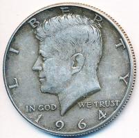 Amerikai Egyesült Államok 1964. 1/2$ Ag "Kennedy" T:2
USA 1964. 1/2 Dollar Ag "Kenned...
