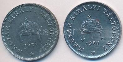 1920-1921. 20f Fe (2x) T:2,2-