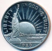 Amerikai Egyesült Államok 1986S 1/2$ "Szabadság-szobor centenárium" eredeti dísztokban T:P...