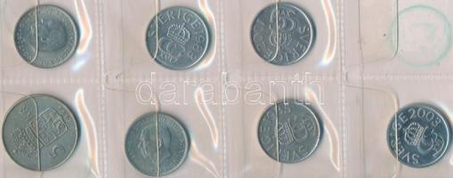 Svédország 31db vegyes fémpénz albumba rendezve T:vegyes
Sweden 31pcs of mixed coins in album C:F