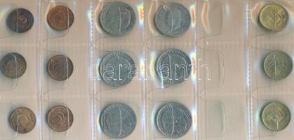 Svédország 31db vegyes fémpénz albumba rendezve T:vegyes
Sweden 31pcs of mixed coins in album C:F