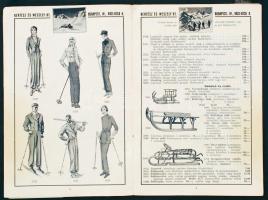 cca 1920 A Kertész és Weszely Rt. sífelszerelés katalógusa ábrákkal, 22p