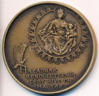 Bognár György (1944-) 1989. "1956-1989 Magyar Köztársaság" Br emlékérem (42,5mm) T:1