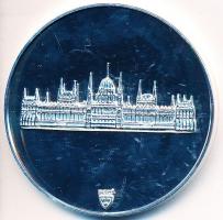 Bozó Gyula (1913-2004) DN "Magyar Köztársaság Országgyűlése" ezüstözött fém emlékérem dísz...