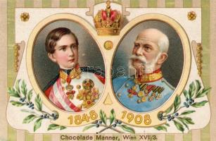 Franz Jozeph mit Manner Werbung C Litho