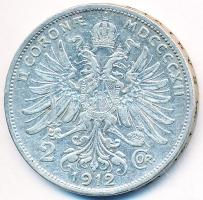 Ausztria 1912. 2K Ag "Ferenc József" T:2,2- Austria 1912. 2 Corona Ag "Franz Joseph" C:XF,VF