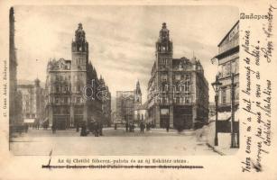 Budapest V. Eskütér utca, Klotild főherceg palota, Varga üzlete, Ganz Antal kiadása