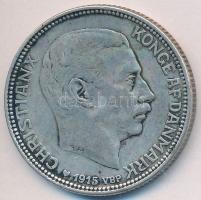 Dánia 1915. 2K Ag "X. Krisztián" T:3
Denmark 1915. 2 Kroner Ag "Christian X" C:F