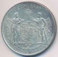 Dánia 1930. 2K Ag "A király 60. születésnapja" T:2- Denmark 1930. 2 Kroner Ag "King's 60th Birthday" C:VF