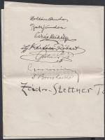 Adorján Dezső (1877-1932) újságíró és kortársak, mint Virág Mihály, Zádor-Stettner Tamás, Nadányi Pá...