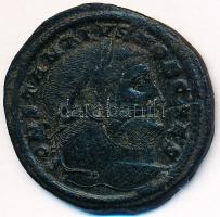 Roman Empire / Aquileia / Constantius I 301. Follis Br "CONSTANTIVS NOB CAES / SACRA MONET AVGG ET CAESS NOSTR - V - AQ gamma" (9,25g) C:XF scratched RIC VI Aquileia 32a.