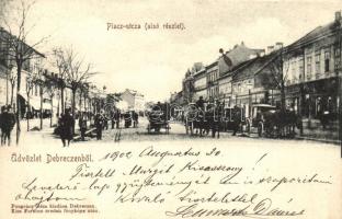 Debrecen, Piac utca, Pongrácz Géza kiadása