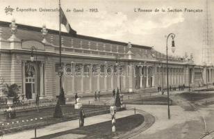 1913 Ghent, Gand; Exposition Universelle, L'Annexe de la Section Francaise / exhibiton, French section