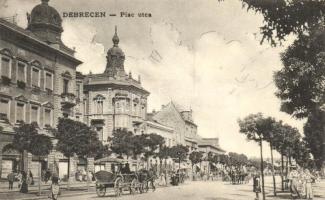 Debrecen, Piac utca, Thaisz Arthur kiadása (kis szakadás / small tear)