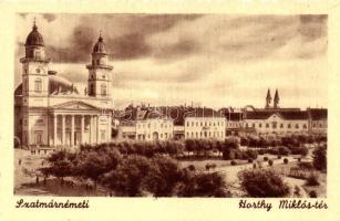 Szatmárnémeti, Horthy Miklós tér / square