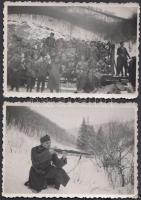 II. Világháborús katonai fotók 5db 8,5x6cm