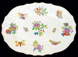 Herendi Viktória mintás étkészlet, kézzel festett, hibátlan, összesen: 26 db / Herendi Victoria dinn...