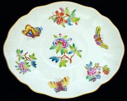 Herendi Viktória mintás étkészlet, kézzel festett, hibátlan, összesen: 26 db / Herendi Victoria dinn...