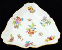 Herendi Viktória mintás étkészlet, kézzel festett, hibátlan, összesen: 26 db / Herendi Victoria dinn...