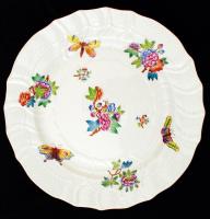 Herendi Viktória mintás étkészlet, kézzel festett, hibátlan, összesen: 26 db / Herendi Victoria dinn...