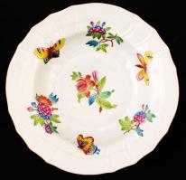 Herendi Viktória mintás étkészlet, kézzel festett, hibátlan, összesen: 26 db / Herendi Victoria dinn...