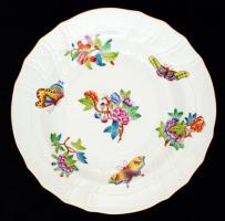 Herendi Viktória mintás étkészlet, kézzel festett, hibátlan, összesen: 26 db / Herendi Victoria dinn...