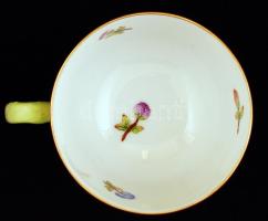 Herendi Viktória mintás mokkás készlet, kézzel festett, hibátlan/ Herendi Victoria coffe set