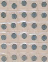 Dánia 339db vegyes fémpénz albumba rendezve T:vegyes
Denmark 339pcs of mixed coins in album C:mixed