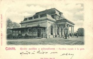 Gödöllő, Vasútállomás, királyi pavillon