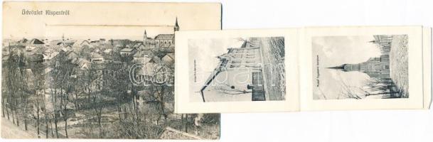 Budapest XIX. Kispest, zsinagóga, leporellocard