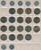 Norvégia 242db vegyes fémpénz albumba rendezve T:vegyes
Norway 242pcs of mixed coin in album C:mixed