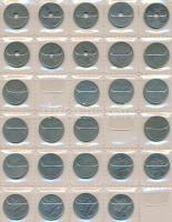 Norvégia 242db vegyes fémpénz albumba rendezve T:vegyes
Norway 242pcs of mixed coin in album C:mixed