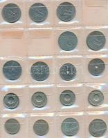 Norvégia 242db vegyes fémpénz albumba rendezve T:vegyes
Norway 242pcs of mixed coin in album C:mixed