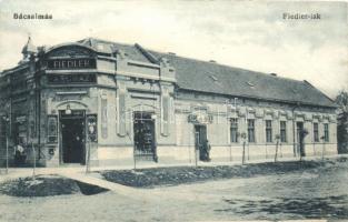 Bácsalmás, Fiedler lak, áruház