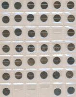 Svédország 240db vegyes fémpénz albumba rendezve, közte ~30db kis ezüstpénz! T:vegyes Sweden 240pcs of mixed coins in album, with ~30pcs of small silver coins! C:mixed