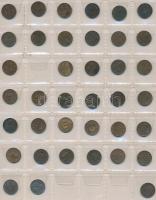 Svédország 240db vegyes fémpénz albumba rendezve, közte ~30db kis ezüstpénz! T:vegyes
Sweden 240pcs ...