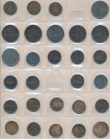 Svédország 240db vegyes fémpénz albumba rendezve, közte ~30db kis ezüstpénz! T:vegyes
Sweden 240pcs ...