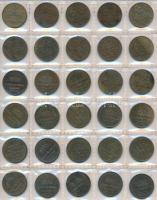 Svédország 240db vegyes fémpénz albumba rendezve, közte ~30db kis ezüstpénz! T:vegyes
Sweden 240pcs ...