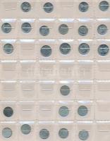 Svédország 240db vegyes fémpénz albumba rendezve, közte ~30db kis ezüstpénz! T:vegyes
Sweden 240pcs ...