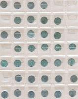 Svédország 240db vegyes fémpénz albumba rendezve, közte ~30db kis ezüstpénz! T:vegyes
Sweden 240pcs ...