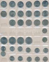 Svédország 240db vegyes fémpénz albumba rendezve, közte ~30db kis ezüstpénz! T:vegyes
Sweden 240pcs ...