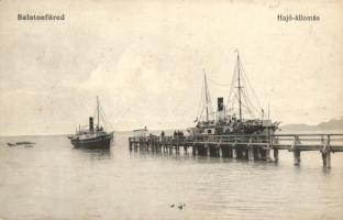 Balatonfüred, hajóállomás, Koller Károly kiadása