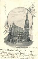 1898 Vienna, Wien I. Stephanskirche / church (EB)
