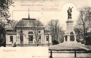 Nagyvárad Széchenyi téri kioszk, Mária szobor / square, statue, kiosk (Rb)